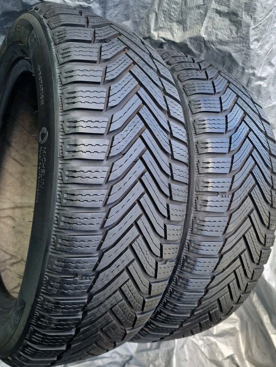 2 X205 55 16 Tyres 91H , MICHELIN ALPINE 6 , M+S , 6.5mm Made In Italy - Image 3