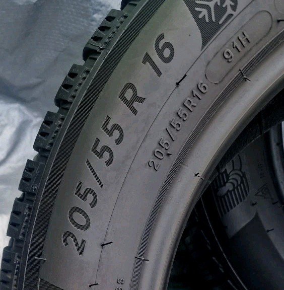2 X205 55 16 Tyres 91H , MICHELIN ALPINE 6 , M+S , 6.5mm Made In Italy - Image 8
