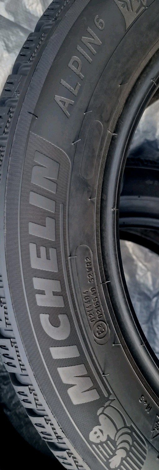 2 X205 55 16 Tyres 91H , MICHELIN ALPINE 6 , M+S , 6.5mm Made In Italy - Image 9