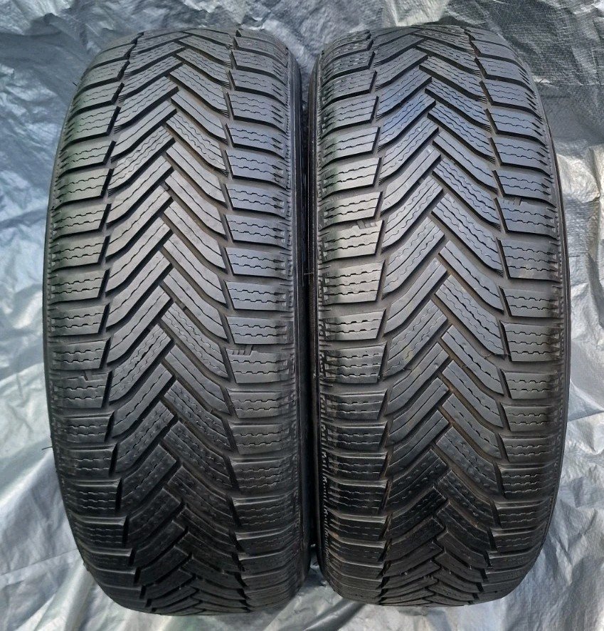 2 X205 55 16 Tyres 91H , MICHELIN ALPINE 6 , M+S , 6.5mm Made In Italy