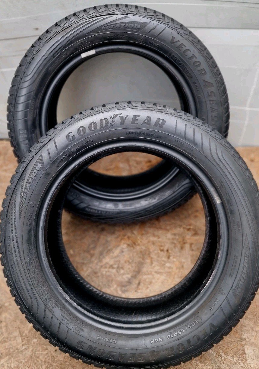 2 X 205 55 16 Tyres 94H , GOODYEAR VECTOR 4Seasons, Gen2, Extra Load - Image 7