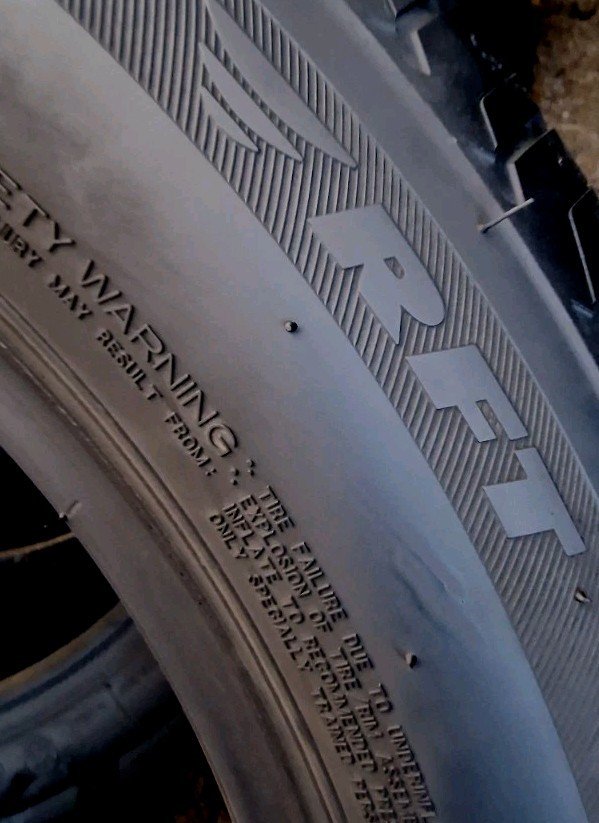 2X 225/55/17 Tyres 97W, BRIDGESTONE TURANZA T001 , RUN FLAT (RSC ) - Image 6