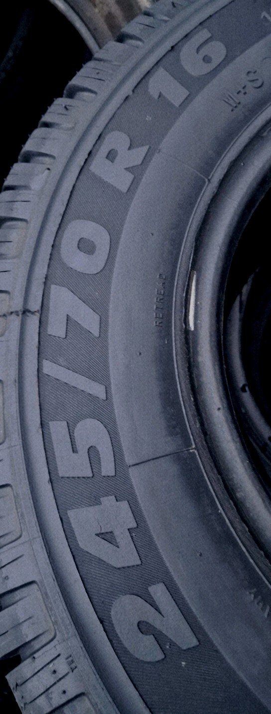 4 X 245 70 16 Tyres , ADVANTAGE, 4X4 , Retread in EU - Image 7