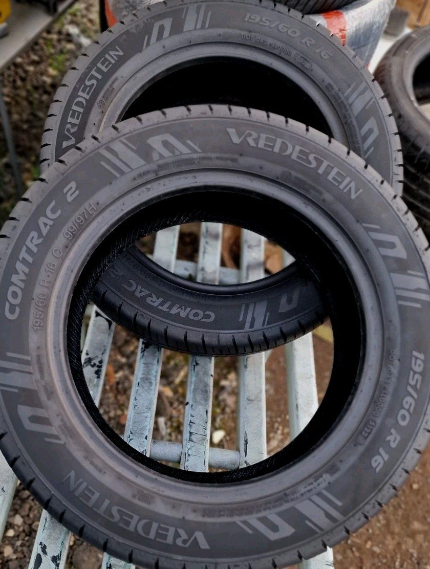 2 X 195 60 16C Tyres 96/97H , VREDESTINE CAMTRAC2 , 8mm , Commercial Tyres - Image 8