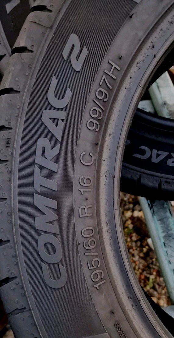 2 X 195 60 16C Tyres 96/97H , VREDESTINE CAMTRAC2 , 8mm , Commercial Tyres - Image 9