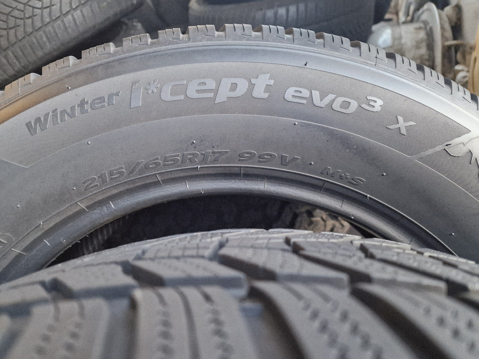 2 X 215 65 17 Tyres ,Hankook Winter Icept Evo3 , 6mm + - Image 6
