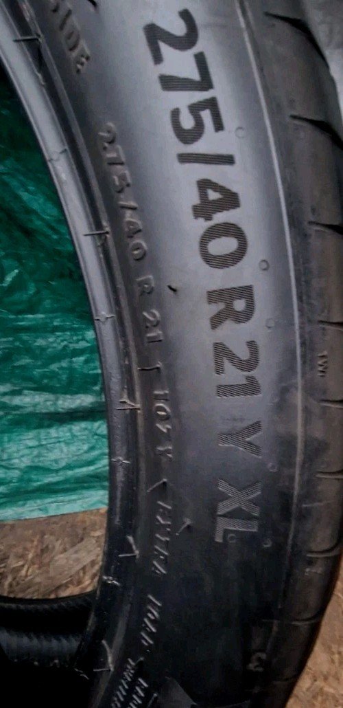 2 X 275/40R21 Tyres 107Y CONTINENTAL CONTACT 6 , RUNFLAT , Extra Load XL - Image 13