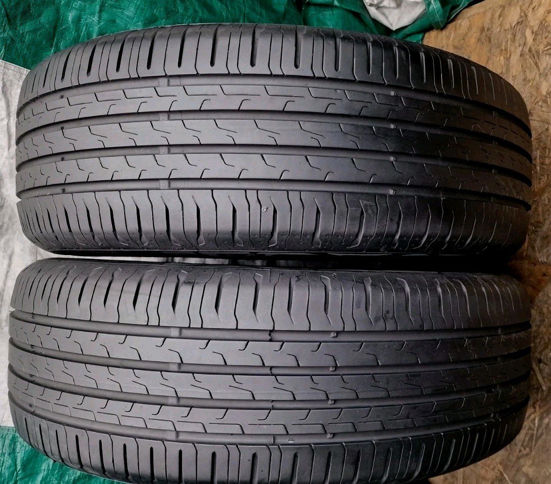 2x 205 55 R17 Tyres 91V , CONTINENTAL ContiEcoContact6, Made In France, 5.5mm - Image 3