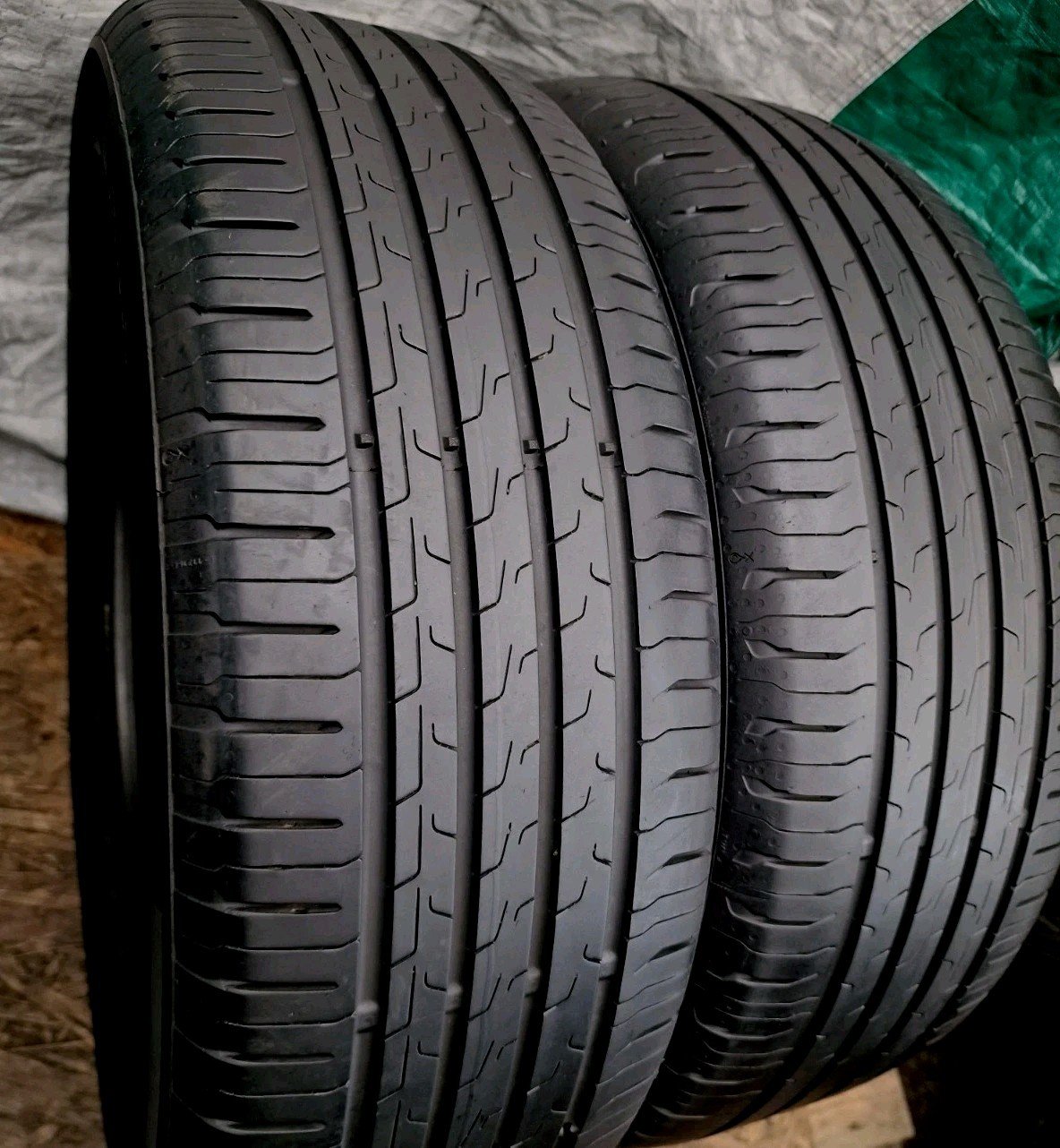 2x 205 55 R17 Tyres 91V , CONTINENTAL ContiEcoContact6, Made In France, 5.5mm - Image 4
