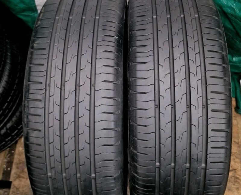 2x 205 55 R17 Tyres  91V  ,  CONTINENTAL ContiEcoContact6, Made In France, 5.5mm