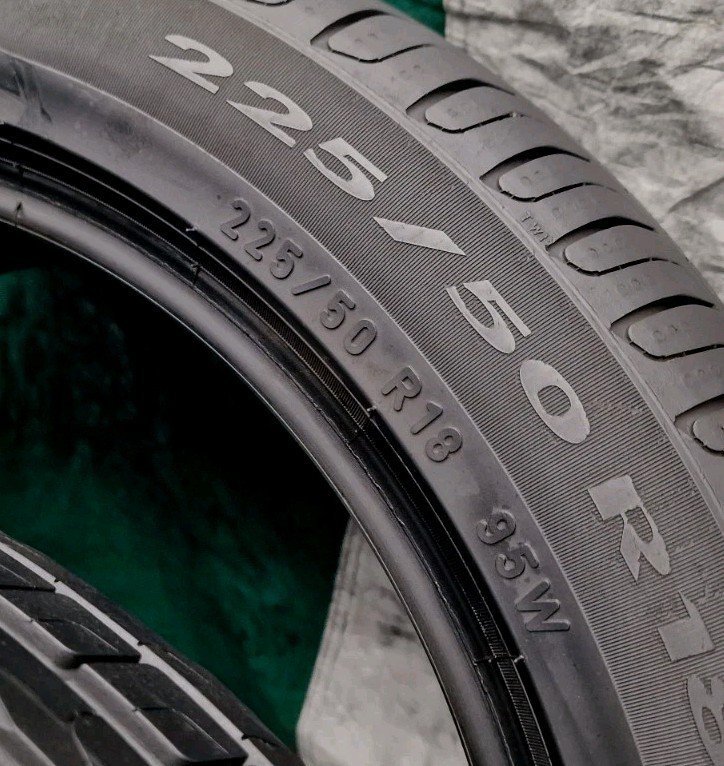 2 X 225 50 18 Tyres 95W , PIRERLLI Cinturato, Runflat ⭐️ (RSC) , 5.6 to 6.6mm - Image 10