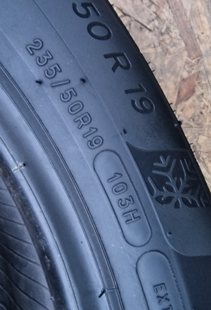 2 x 235 50 R19 tyres 103V , MICHELIN PILOT ALPIN 5 , Extra Load,SUV, M+S - Image 16