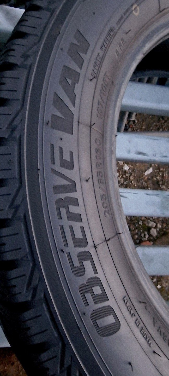 2 X 205 65 16 C Tyres , TOYO, OBSERVE VAN ,Commercial Made In Japan, 6mm , M+S - Image 11