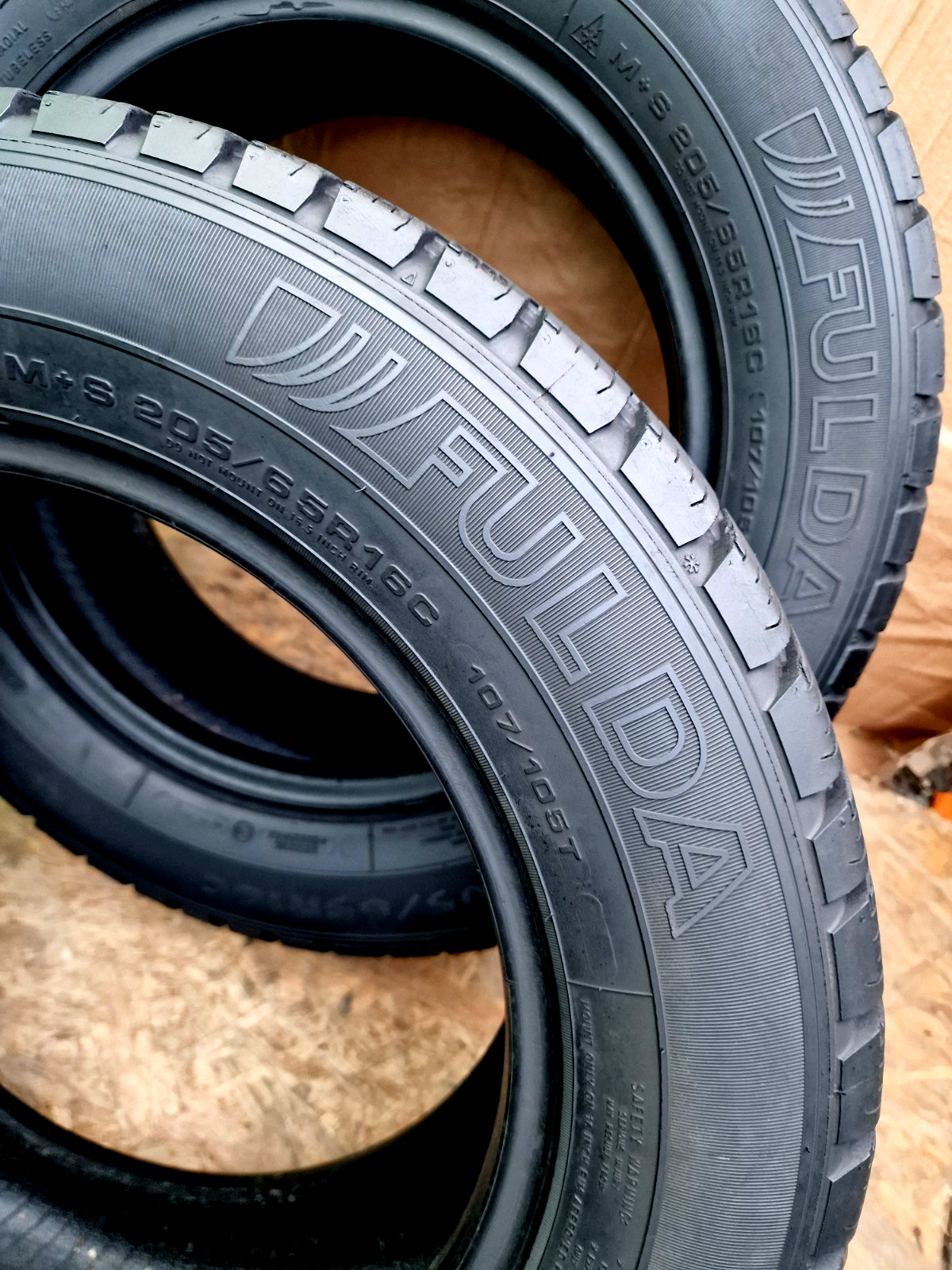 2X 205 65 16C Tyres 107/ 105T , FULDA CONVEO TRAC 2 - Image 8