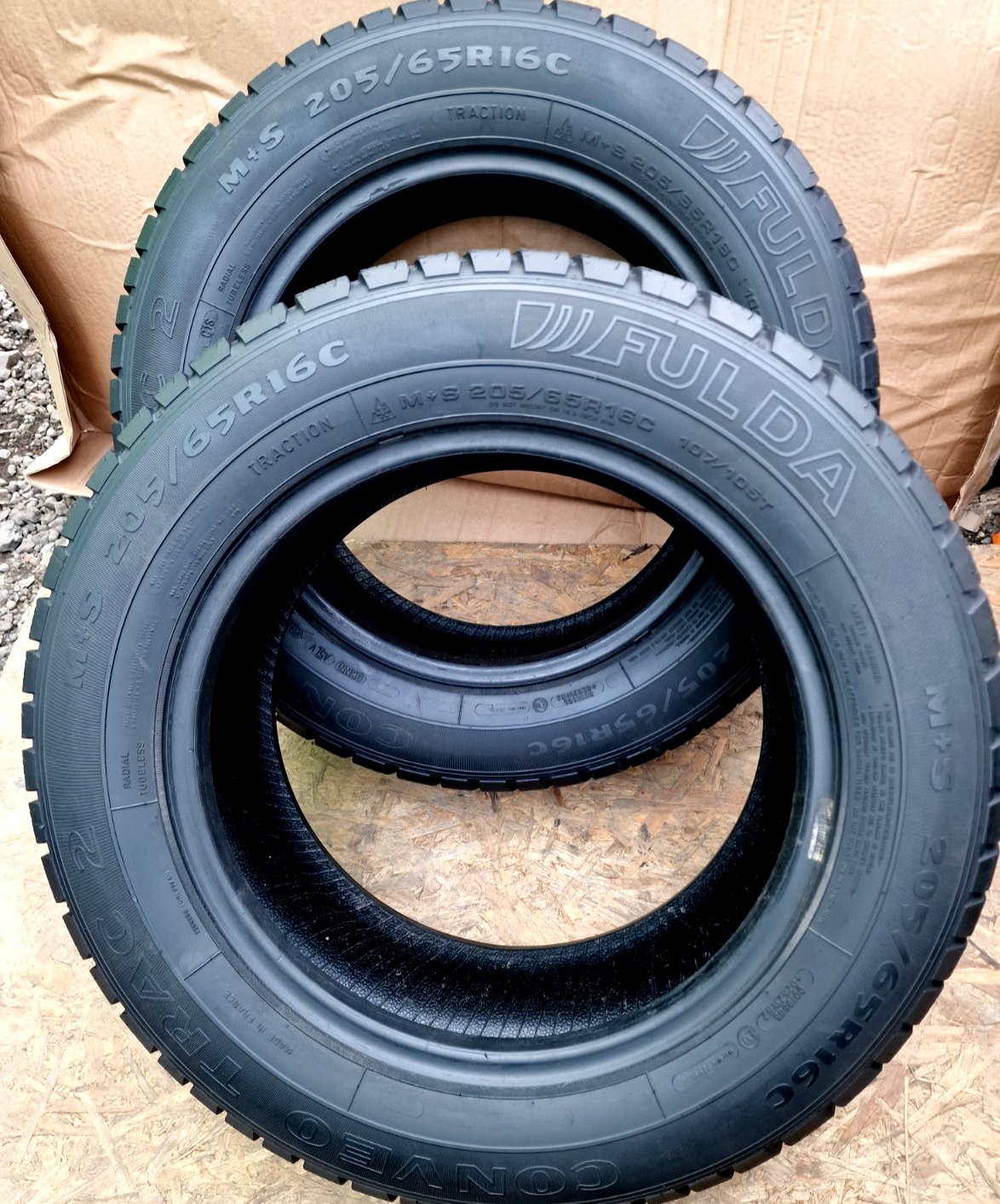 2X 205 65 16C Tyres 107/ 105T , FULDA CONVEO TRAC 2 - Image 9