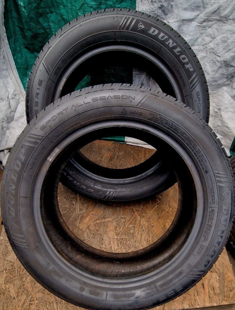 2 X 205 55 16 Tyres 91V , DUNLOP Sport All-Season , Extra Load , M+S , - Image 5