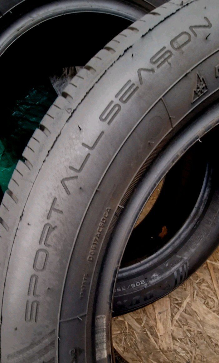 2 X 205 55 16 Tyres 91V , DUNLOP Sport All-Season , Extra Load , M+S , - Image 7