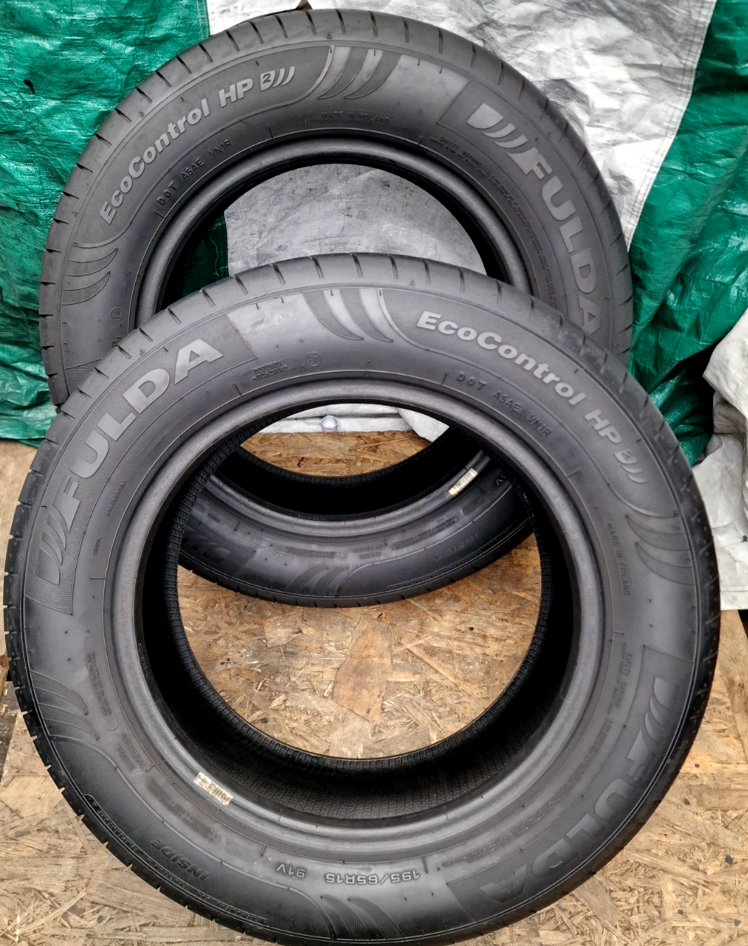 2 X 195 65 R15 Tyres 91V , FULDA EcoControl HP2, up to 8mm - Image 5
