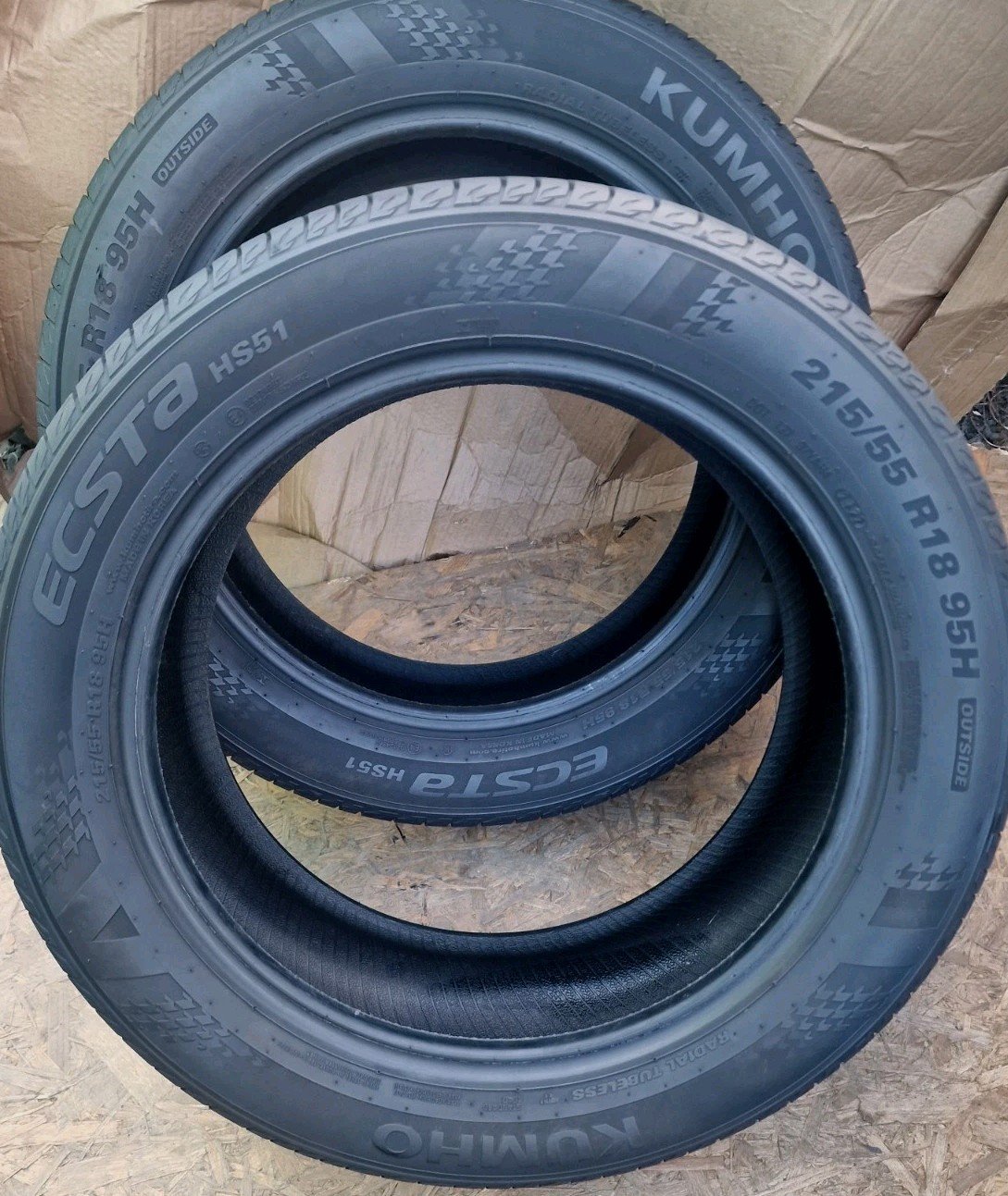 2 X 215 55 18 Tyres 95H , KUMHO -ECSTA HS51 , Made In Korea - Image 6