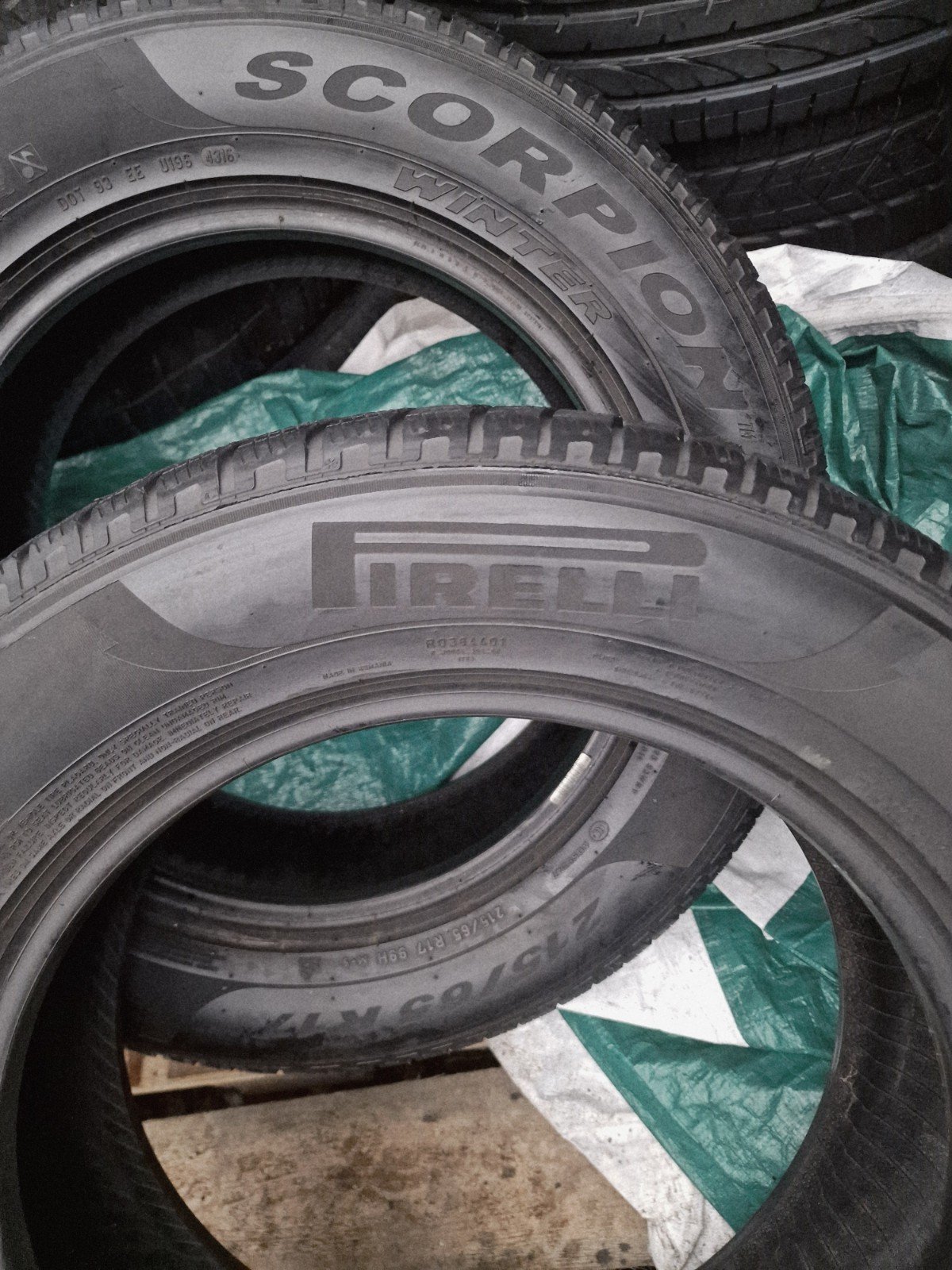 4 X 215 65 17 Tyres , PIRERLLI Scorpion Winter - Image 10