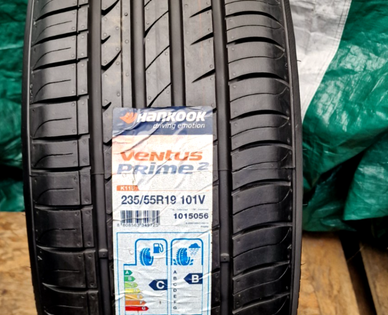 1 x 235 55 19 tyre  101V, HANKOOK Ventus Prime2  , New ,Dot 19