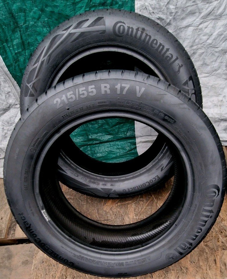 2 X 215 55 17 Tyres 94 V , Continental ContiEcoContact5 , 5mm to 6mm - Image 6
