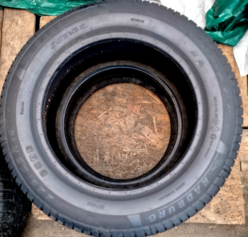 2 X 225 55 16 Tyres , RADBURG Sport RS3, Made In EU , RETREAD , EUROPEAN STANDAR - Image 13