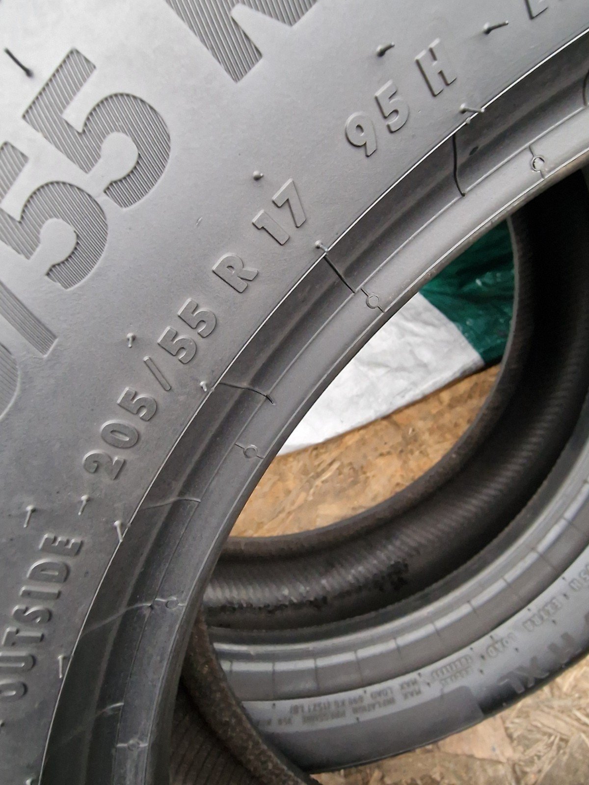 2x 205 55 R17 Tyres 95ZH , CONTINENTAL ContiEcoContact6, Extra Load - Image 11