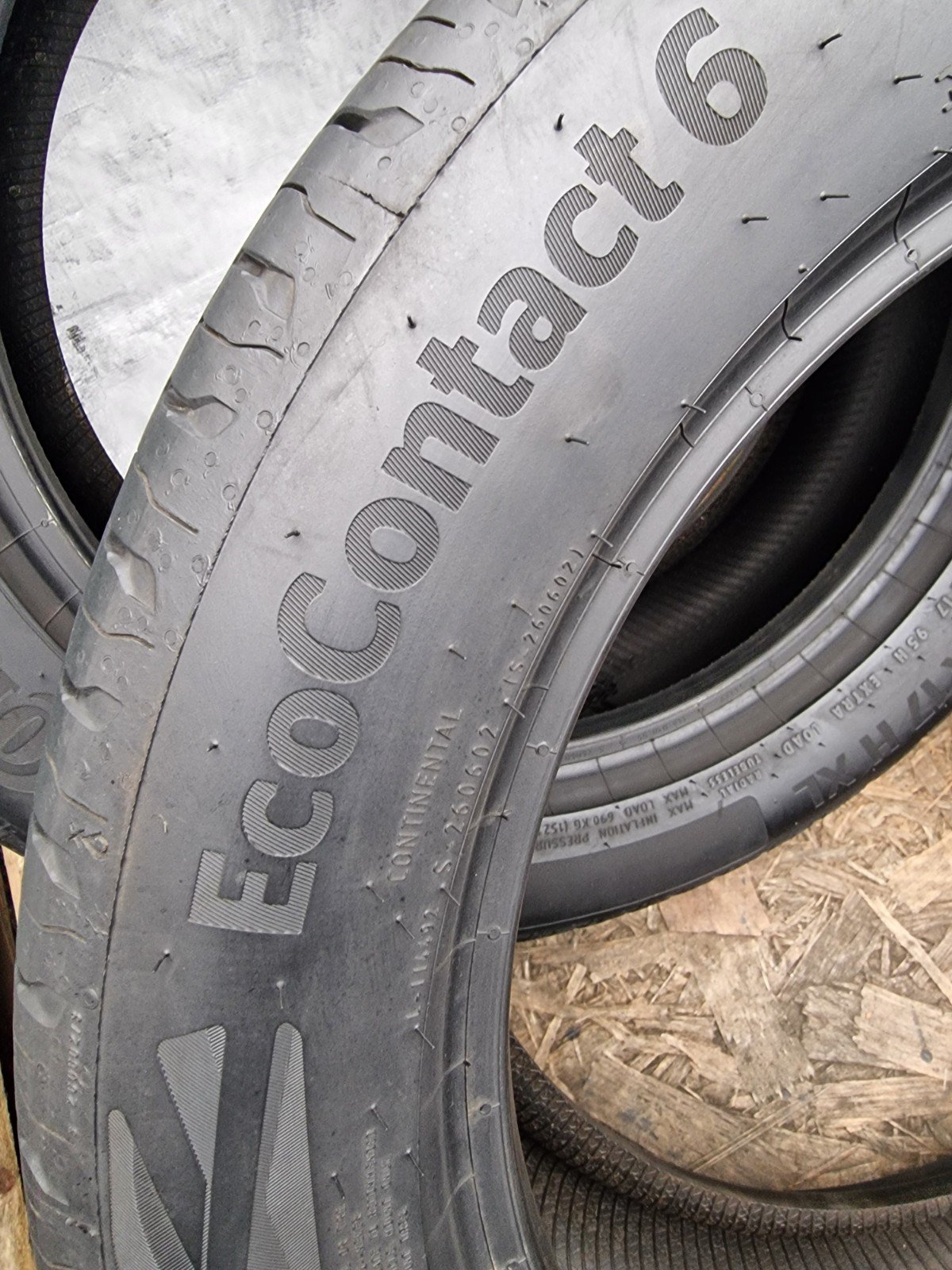 2x 205 55 R17 Tyres 95ZH , CONTINENTAL ContiEcoContact6, Extra Load - Image 12