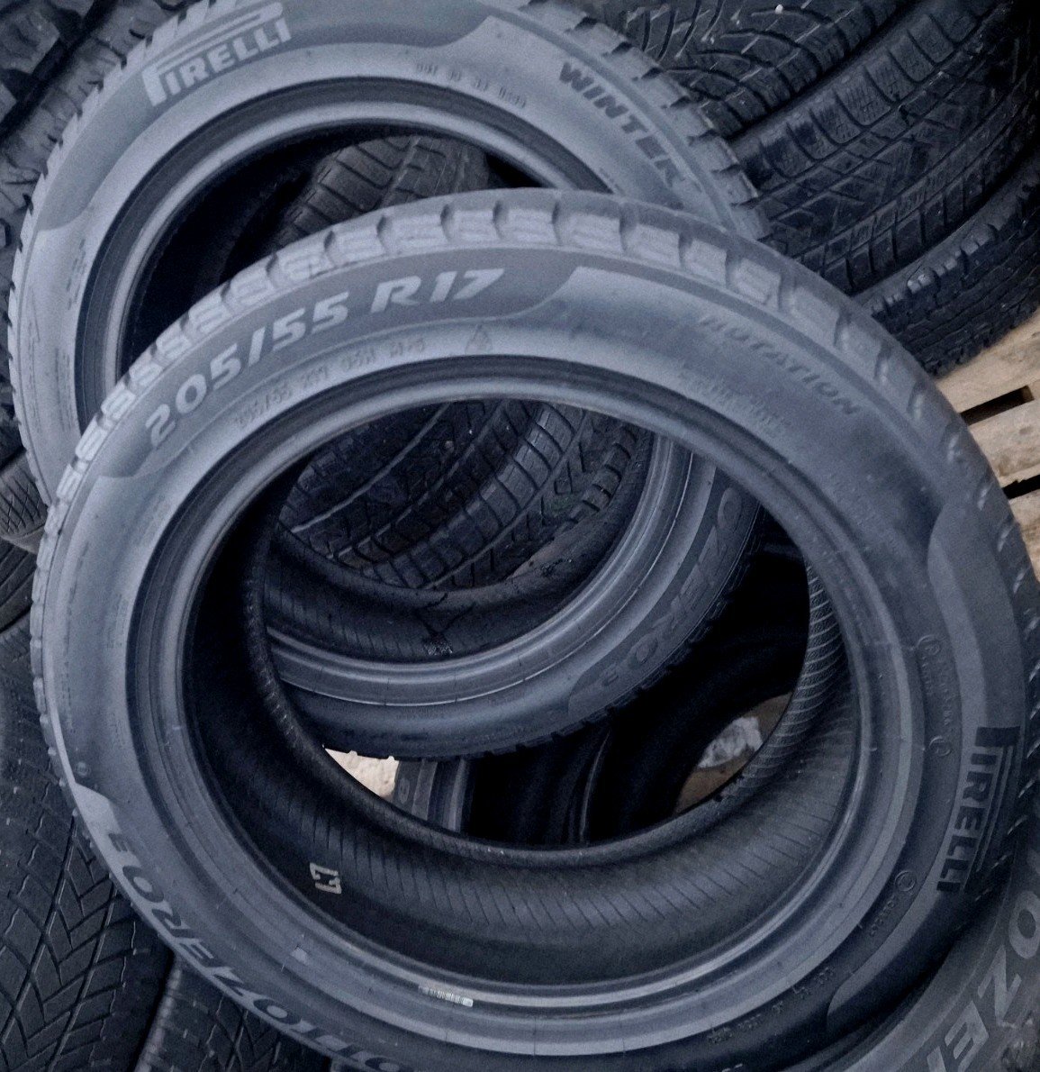 2 X 205 55 17 Tyres , PIRERLLI SOTTO ZERO 3, Extra Load, Winter M+S - Image 8